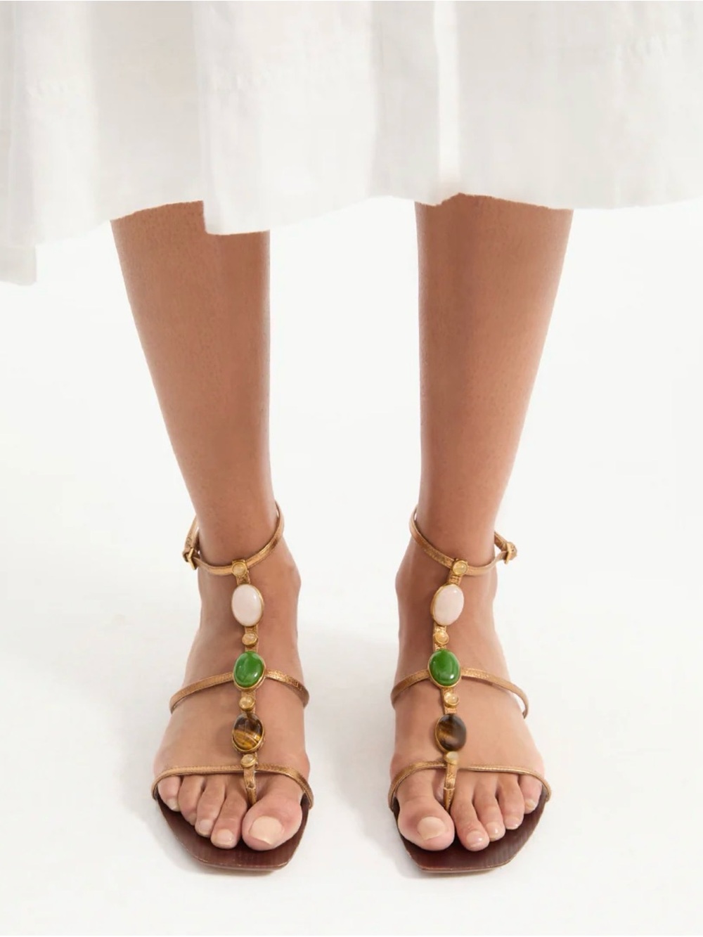 Veronica Beard Alba Embellished Sandals